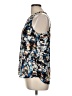 Violet & Claire 100% Polyester Blue Black Sleeveless Blouse Size M - photo 5