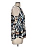 Violet & Claire 100% Polyester Blue Black Sleeveless Blouse Size M - photo 4