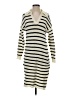 Shein Stripes Ivory Casual Dress Size S - photo 1