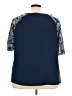 Emery Rose 100% Polyester Blue 3/4 Sleeve T-Shirt Size 5X - photo 2