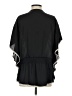 Studio Y 100% Polyester Black Short Sleeve Blouse Size S - photo 2