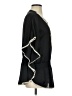 Studio Y 100% Polyester Black Short Sleeve Blouse Size S - photo 4