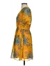 Madewell 100% Polyester Tropical Yellow Casual Dress Size 2 - photo 5