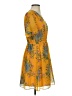 Madewell 100% Polyester Tropical Yellow Casual Dress Size 2 - photo 4