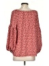 Max Studio 100% Polyester Red 3/4 Sleeve Blouse Size S - photo 2