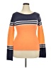 Unbranded Color Block Orange Pullover Sweater Size S - photo 1