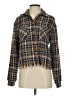 Charlie 100% Polyester Tweed Brown Jacket Size XS - photo 1