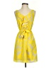 Express 100% Polyester Paisley Yellow Cocktail Dress Size XS - photo 1