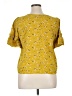 Moa Moa Yellow Short Sleeve Blouse Size XL - photo 2