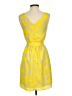 Express 100% Polyester Paisley Yellow Cocktail Dress Size XS - photo 2