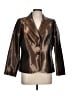 Escada Metallic Solid Brown Blazer Size EU 42 / US 12 - photo 1