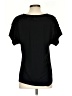 N Touch 100% Polyester Black Short Sleeve Top Size S - photo 2