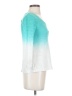 Zobha Teal 3/4 Sleeve Top Size S - photo 4
