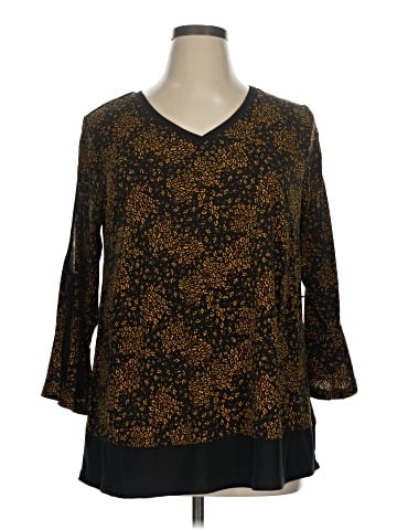 Avenue Studio 3/4 Sleeve Blouse (view 1)