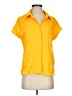 Shein Yellow Short Sleeve Blouse Size 2 - photo 1