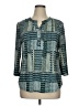 By Design Teal 3/4 Sleeve Henley Size XL - photo 1