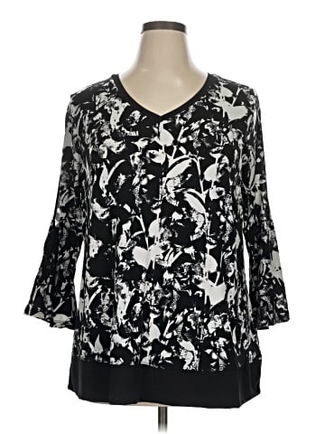 Avenue Studio 3/4 Sleeve Blouse (view 1)