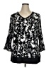 Avenue Studio Black 3/4 Sleeve Blouse Size 16 - photo 1