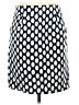 Ann Taylor LOFT 100% Polyester Polka Dots Blue Casual Skirt Size 4 - photo 2