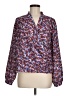 NY&C Floral Blue Long Sleeve Blouse Size M - photo 1