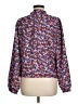 NY&C Floral Blue Long Sleeve Blouse Size M - photo 2