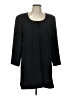 Liz Claiborne 100% Polyester Black Coat Size 12 - photo 1