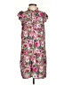 Entro 100% Polyester Tropical Pink Casual Dress Size S - photo 1
