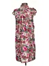 Entro 100% Polyester Tropical Pink Casual Dress Size S - photo 2