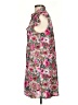 Entro 100% Polyester Tropical Pink Casual Dress Size S - photo 5