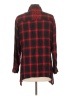 Westbound 100% Rayon Plaid Red Long Sleeve Button-Down Shirt Size L (petite) - photo 2