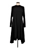 PIPHANY Solid Black Casual Dress Size L - photo 1