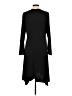 PIPHANY Solid Black Casual Dress Size L - photo 2