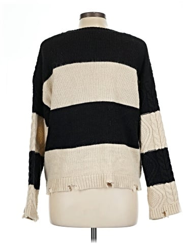 Hem & Thread Pullover Sweater (view 2)