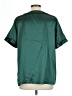 Ekouaer Teal Short Sleeve Blouse Size L - photo 2