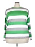 Unbranded Stripes Green Long Sleeve Top Size 3X - photo 1
