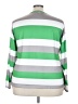 Unbranded Stripes Green Long Sleeve Top Size 3X - photo 2