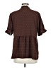 Shein 100% Polyester Brown Short Sleeve Blouse Size 6 - photo 2