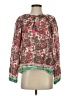 Boden 100% Cotton Floral Paisley Green Long Sleeve Blouse Size 2 - photo 1