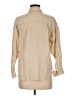 Stradivarius Tan Long Sleeve Button-Down Shirt Size M - photo 2