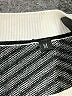 Unbranded Chevron-herringbone Black Gray Pullover Sweater Size M - photo 7