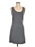 Sense Solid Gray Casual Dress Size M - photo 1