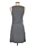 Sense Solid Gray Casual Dress Size M - photo 2