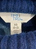 Time and Tru Stripes Blue Turtleneck Sweater Size XS - photo 7