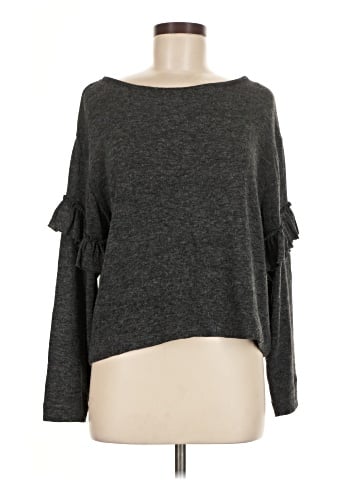 Zara W&B Collection 3/4 Sleeve T-Shirt (view 1)