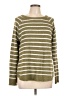 Pink Clover Stripes Green Pullover Sweater Size L - photo 1