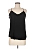 Naked Zebra 100% Polyester Black Sleeveless Blouse Size M - photo 1
