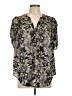 Torrid Green 3/4 Sleeve Blouse Size Lg Plus (0) - photo 1