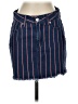 American Eagle Outfitters Stripes Blue Denim Skirt Size 4 - photo 1
