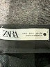 Zara Solid Black Casual Skirt Size L - photo 4