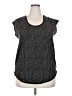 Muse Polka Dots Black Sleeveless T-Shirt Size 2X (estimated) - photo 1